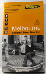 Gregory’s Melbourne Compact Street Directory 4 th Edition PB Book 2000 VGC