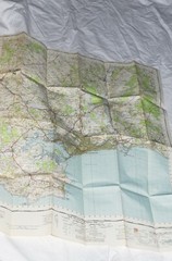 ORDNANCE SURVEY MAP – BOURNEMOUTH – SHEET 179 – PAPER – 1960