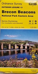 OL13 Outdoor Leisure, Brecon Beacons, Eastern. OS 1:25,000 Map Ordnance Survey