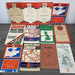 Lot 54 x Vintage Road Maps /Ordnance Survey | Geographia | Bartholomew AA RAC