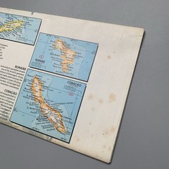 Tourist Islands of the West Indies, National Geographic, Folded Map,1981