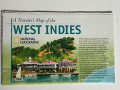 Traveler’s Map of the West Indies, National Geographic, Map & Poster, 2003