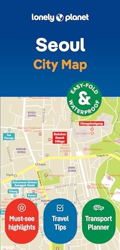 Lonely Planet – Seoul City Map – Map – K245z