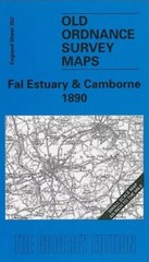 MAP OF Fal Estuary & Camborne 1890 One Inch Sheet 352 by Kim Cooper NEW