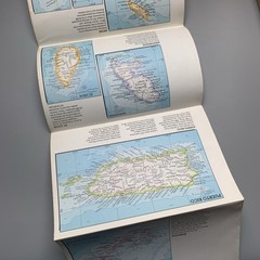 Tourist Islands of the West Indies, National Geographic, Folded Map,1981