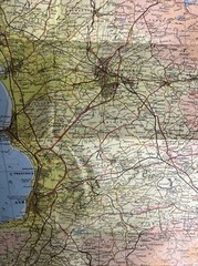 AYRSHIRE Bartholomew Half Inch Map 1972 Sheet 40 Kilmarnock Moffat