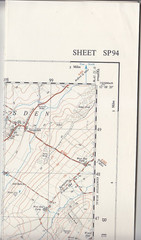 Ordnance Survey 1:25,000 First Series Map Sheet SP 96 Wellingborough (East)