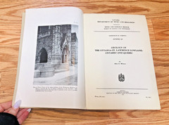 Lot 5 Canada Department of Mines Geological Surveys Paleontology Geology Vintage