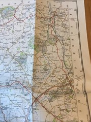 1958 Ordnance Survey One Inch Seventh Series Map 118 Shrewsbury (incl Whitchurch