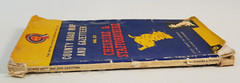 County Road Map and Gazetter No 21 Cheshire & Staffordshire Vintage Map British