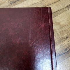 Vintage 1988 Rand McNally World Atlas Of Nations Large Burgundy Hardcover Book