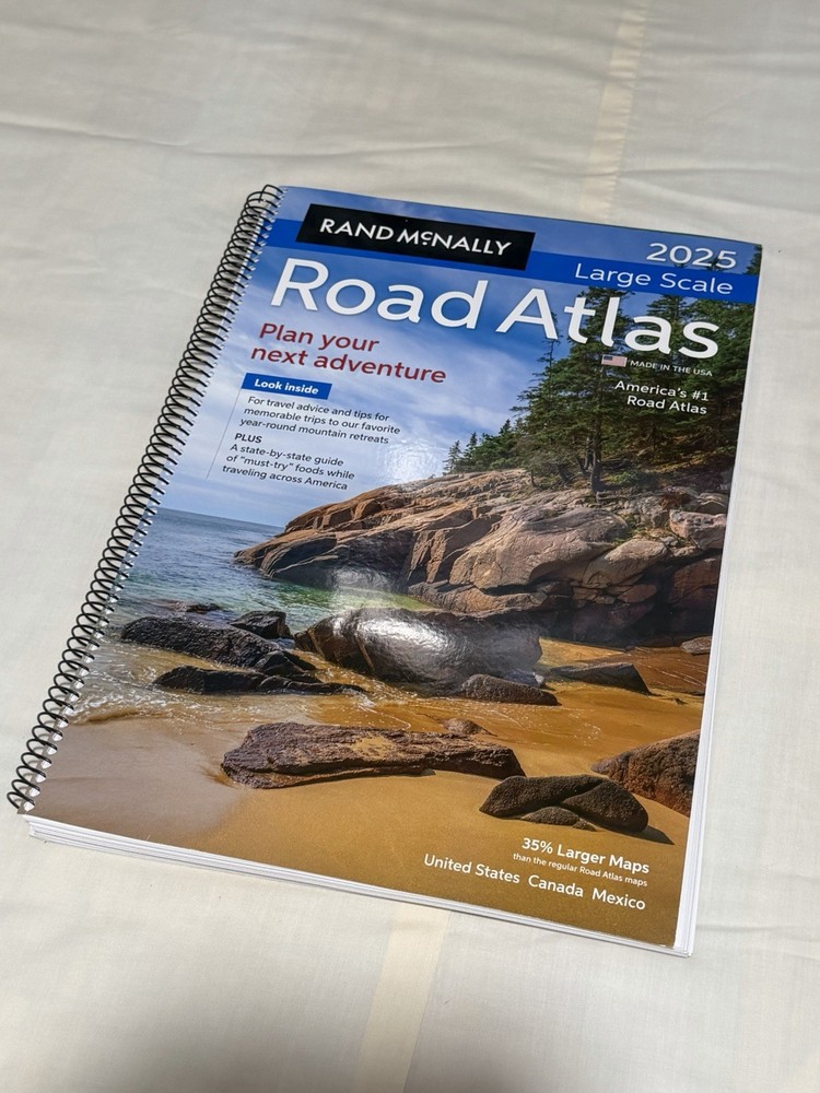 Rand McNally Large Scale Road Atlas 2025