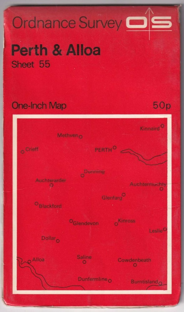 ORDNANCE SURVEY ONE INCH MAP: PERTH & ALLOA