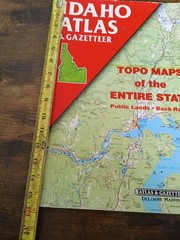 Idaho Atlas & Gazetteer 1992 First Edition
