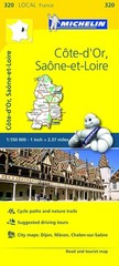 Cote-d’Or, Saone-et-Loire – Michelin Local Map 320: Map 9782067210288 NEW!!