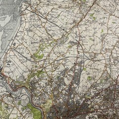 BRISTOL & STROUD Ordnance Survey Paper Sixth Series 1946 Sheet 156 One Inch