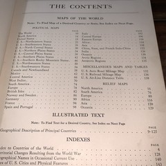 RARE 1936 Rand McNally Ready-Reference Atlas Of The World