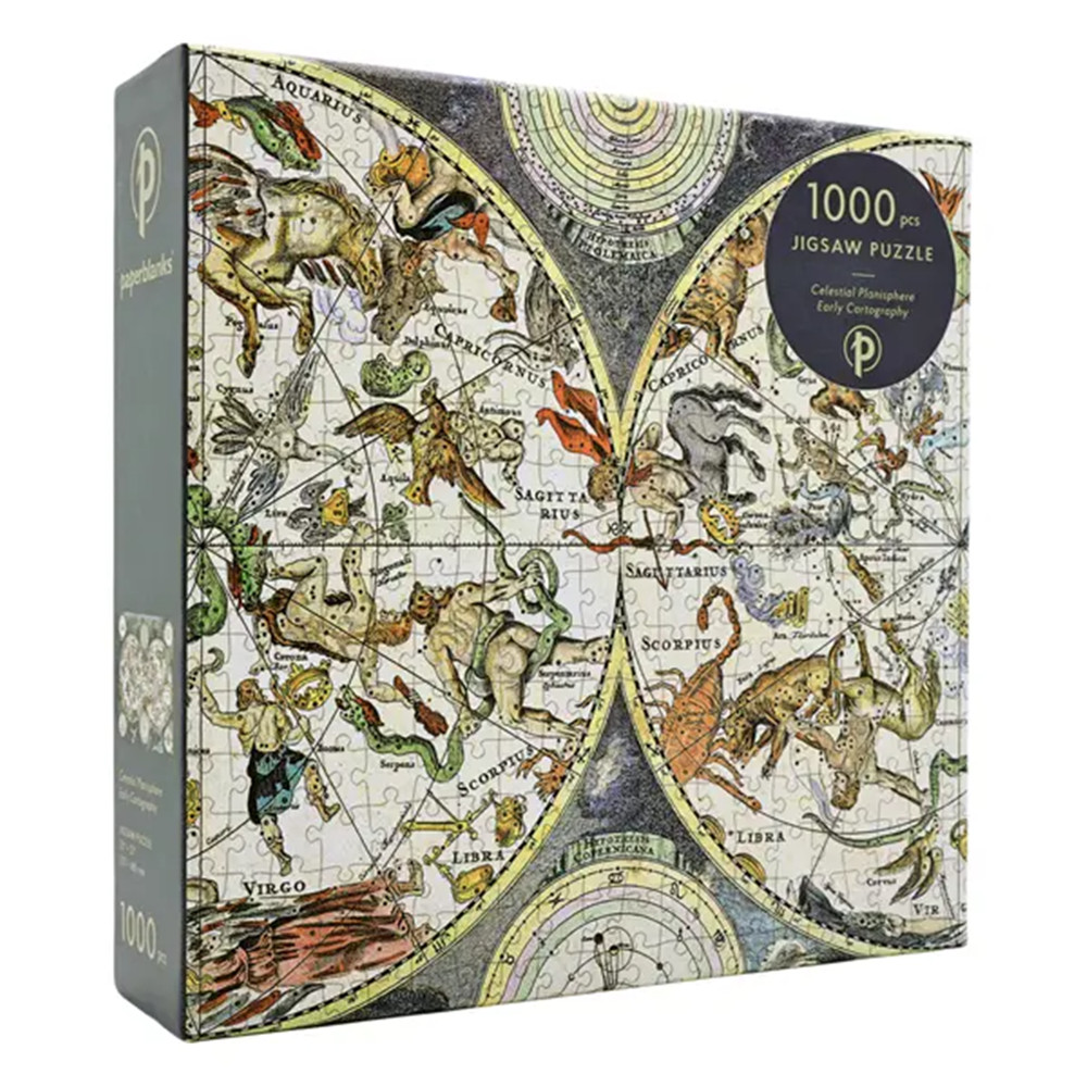 1000 Piece Puzzle 507x685mm Celestial Planisphere