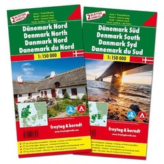 Freytag-Berndt Denmark, street map-Set 1:150.000, freytag & be (Map) (UK IMPORT)