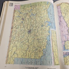 Rand McNally Cosmopolitan World Atlas Enlarged Planet Earth Edition 1972 Revised