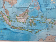 National Geographic Map Indonesia February 1996