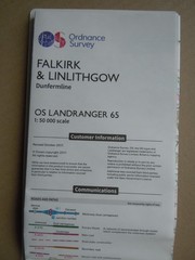 OS LANDRANGER MAP SHEET 65 FALKIRK & LINLITHGOW LIVINGSTON 2017 ORDNANCE SURVEY