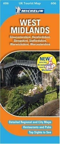 West Midlands (UK Tourist Maps)