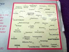 Yeovil & Frome – OS map sheet 183 – Ordnance Survey Landranger 2cm to 1km