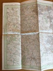 1990 Ordnance Survey Pathfinder Map 1227 TQ 24/34 Horley – Gatwick Airport