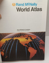 Rand McNally World Atlas, Signature Edition 1990 Monsanto Company St. Louis