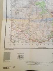 1962 Ordnance Survey Seventh Series One Inch Snowdon Map Sheet 107