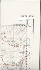 Ordnance Survey 1:25,000 First Series Map Sheet ST 62 Charlton Horethorne