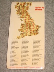 Bartholomews Half Inch Map; sheet 35 Teesdale – 1971 on cloth