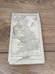 Vintage 1940 London S.E Cloth Sixth Edition Ordnance Survey One Inch Sheet 171