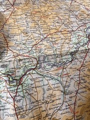 Bartholomew Map Cardigan Aberystwyth Wales Vintage 70s 1971 Paper ½” FreePost UK
