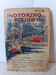 1930s Motoring And Hiking Map Sections (K) And (LL) London Homw Country Maps