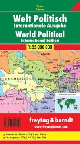 Freytag-Berndt World political (International), 1:25. million, (Map) (UK IMPORT)