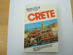 VINTAGE BERLITZ TRAVEL GUIDE CRETE FROM 1982