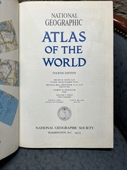 National Geographic Atlas of the World 1975 Fourth Edition Hardcover