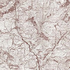 Garhwal Himalaya East (Ost) India Topographic Map