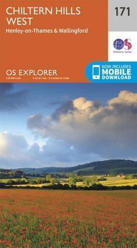 Chiltern Hills West, Henley-on-Thames and Wallingford (Map) OS Explorer Map