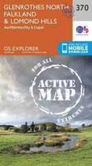 Glenrothes North, Falkland and Lomond Hills (Map) OS Explorer Active Map