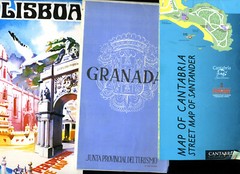 Spain – Santander, Lisbon, Granada Street Plans