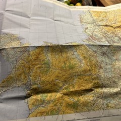 NORTH WALES & LANCASHIRE 1975 paper Ordnance Survey Quarter Inch Map Sheet 10