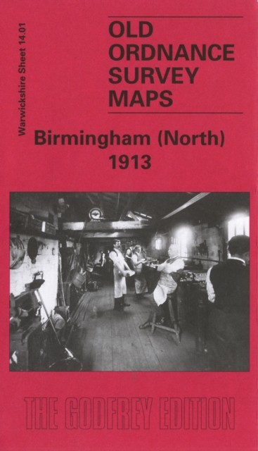 Birmingham North 1913 Warwickshire Sheet 1401 Old Ordnance by John Boynton