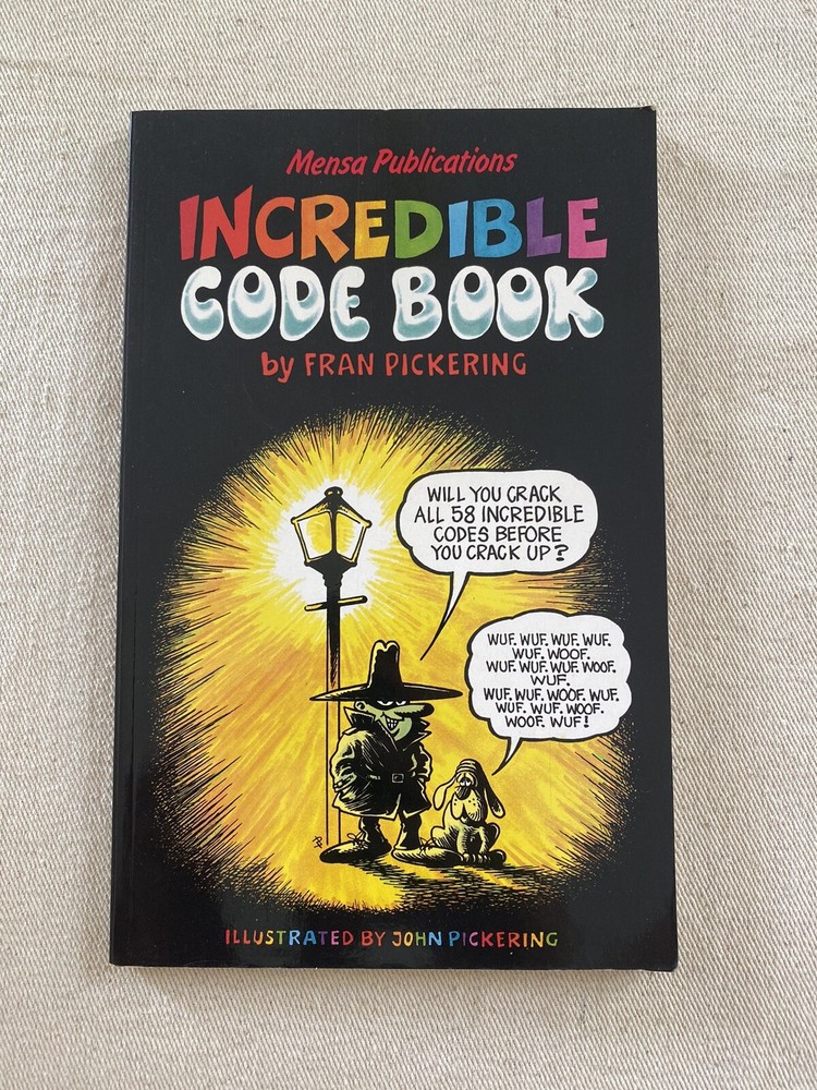 Incredible Code Book By Fran Pickering Mensa Publications Paperback Book