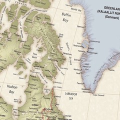 Well Illustrated World Map Poster Educational Wall Art Geography Country Capital