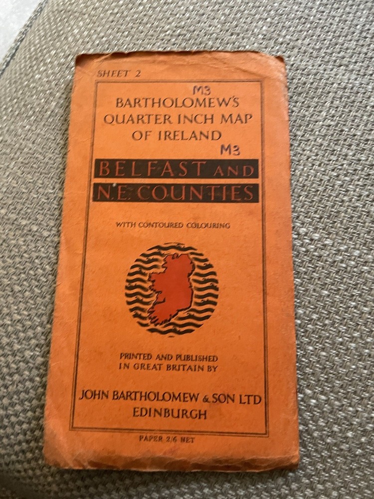 Donegal and enniskillen John Batholomew map sheet 1