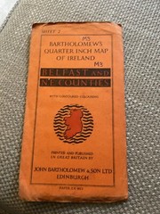 Donegal and enniskillen John Batholomew map sheet 1