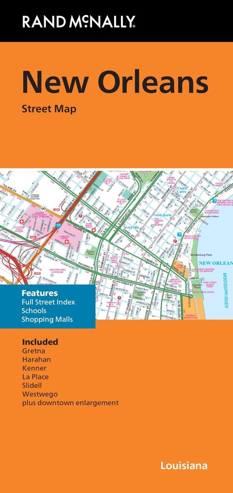 Rand McNally Folded Map: New Orleans Street Map Multicolor